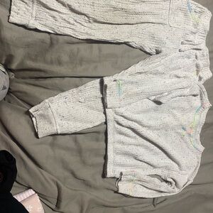 Old Navy Kids Set - Speckled Light Gray